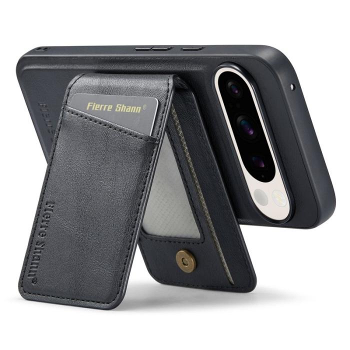 FIERRE SHANN - FIERRE SHANN 025 Fodral Card Holder PU+TPU - Svart