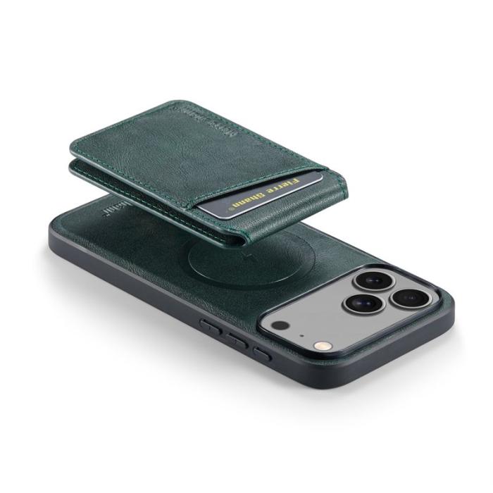 FIERRE SHANN - FIERRE SHANN 025 Fodral för iPhone 17 Pro Max Äkta läder - Grön