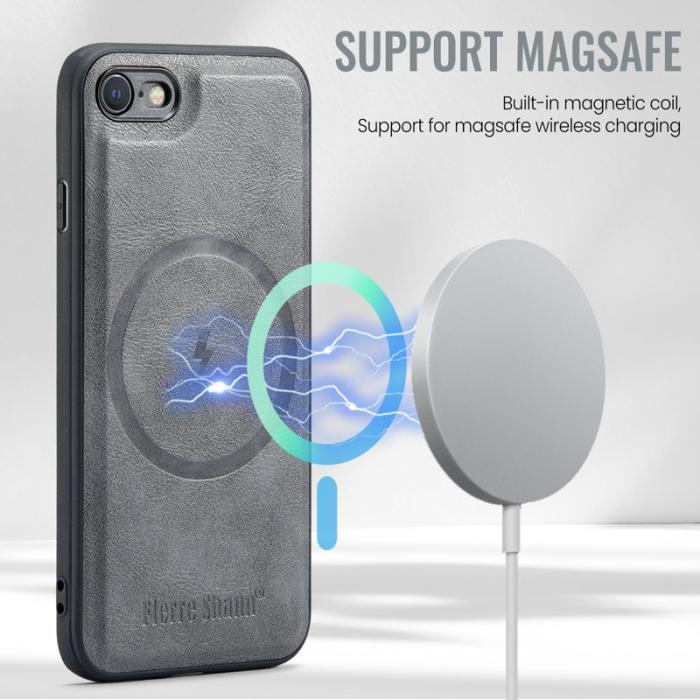 FIERRE SHANN - FIERRE SHANN 025 Fodral för iPhone 7/8/SE (2020/2022) - Grå