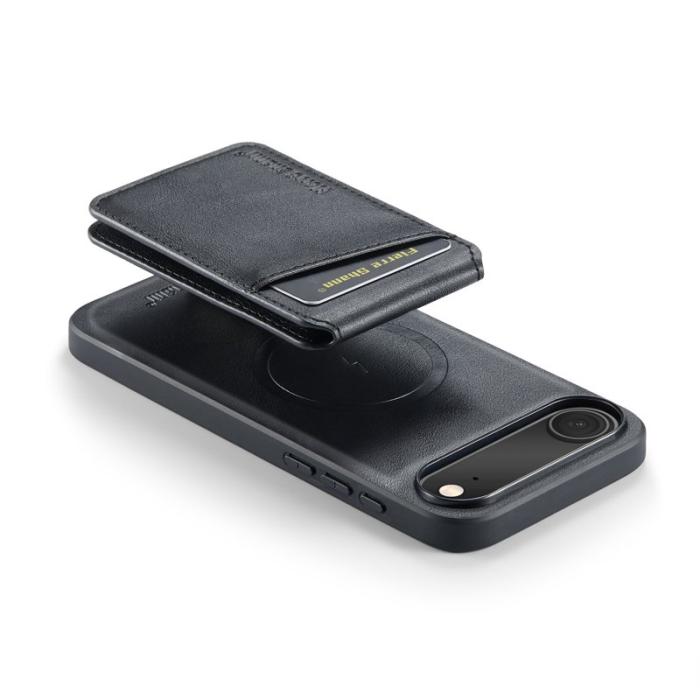 FIERRE SHANN - FIERRE SHANN 025 Fodral för iPhone Air Äkta läder - Svart