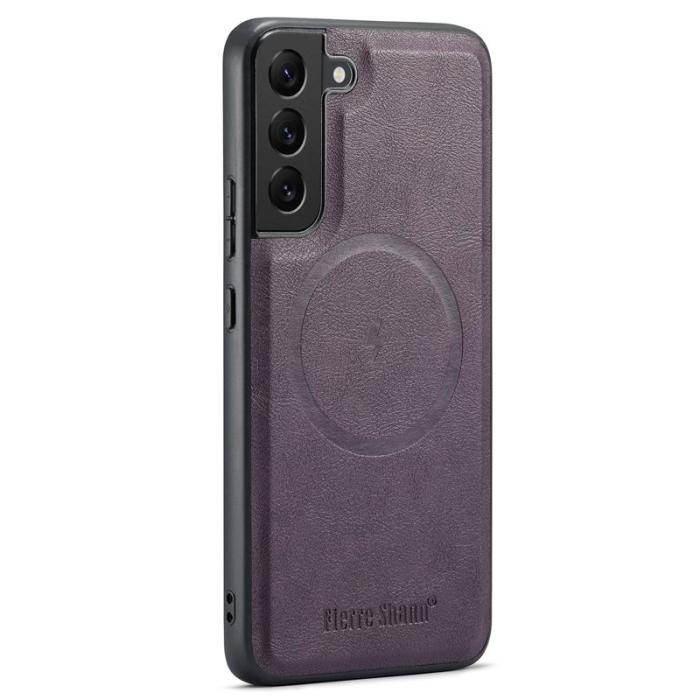 FIERRE SHANN - FIERRE SHANN 025 Fodral för Samsung Galaxy S22 5G - Lila