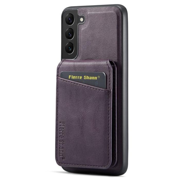 FIERRE SHANN - FIERRE SHANN 025 Fodral för Samsung Galaxy S22 5G - Lila
