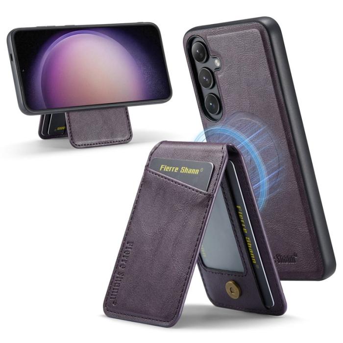 FIERRE SHANN - FIERRE SHANN 025 Fodral för Samsung Galaxy S23 FE - Lila