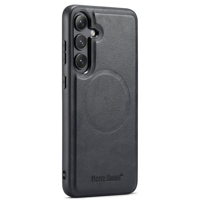 FIERRE SHANN - FIERRE SHANN 025 Fodral för Samsung Galaxy S24+ - Svart