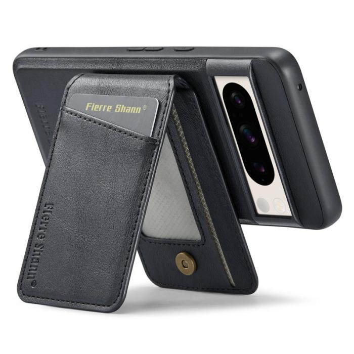 FIERRE SHANN - FIERRE SHANN 025 Google Pixel 8 Pro Fodral PU+TPU - Svart