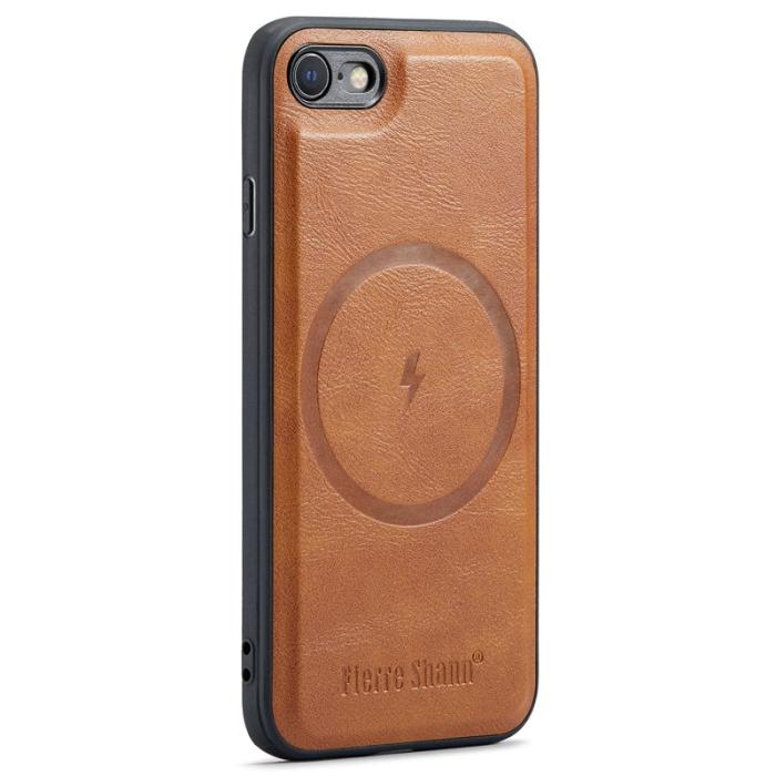 FIERRE SHANN - FIERRE SHANN 025 Kickstand Fodral Äkta läder - Brun