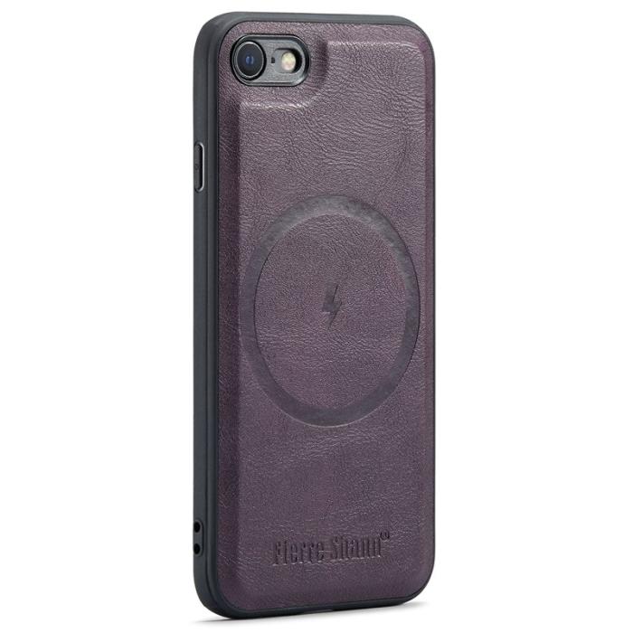 FIERRE SHANN - FIERRE SHANN 025 Style iPhone 7/8/SE Fodral - PU+TPU - Lila