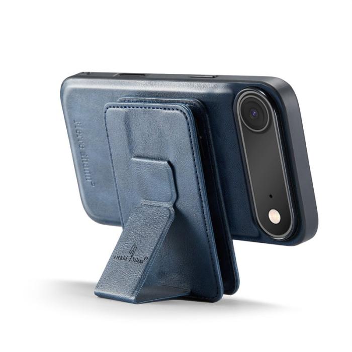 FIERRE SHANN - FIERRE SHANN 028 för iPhone Air Fodral Äkta läder - Blå