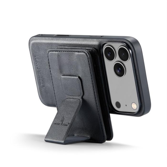 FIERRE SHANN - FIERRE SHANN 028 iPhone 17 Pro Max Fodral Äkta läder - Svart