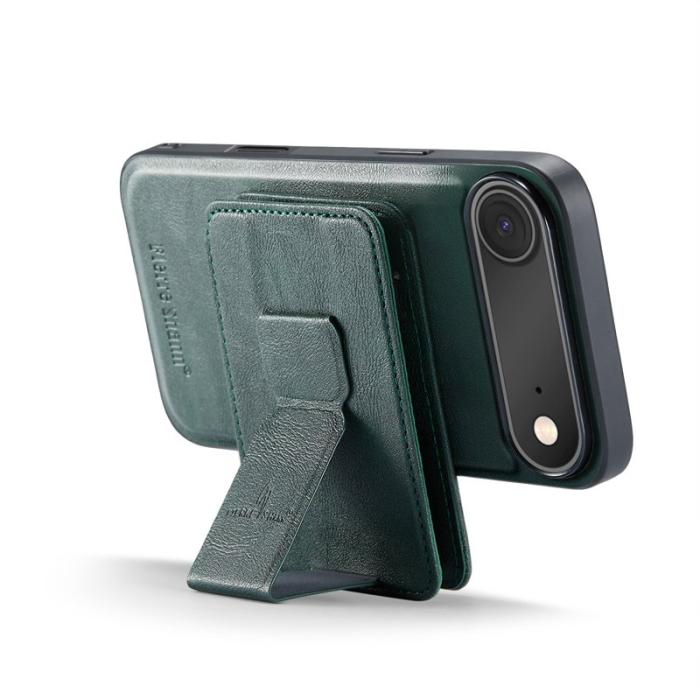 FIERRE SHANN - FIERRE SHANN 028 iPhone Air Fodral Äkta läder - Grön