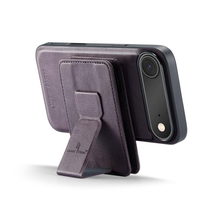 FIERRE SHANN - FIERRE SHANN 028 iPhone Air Fodral Äkta läder - Lila