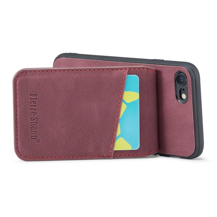 FIERRE SHANN - FIERRE SHANN för iPhone 7/8/SE (2020/2022) Fodral - Röd