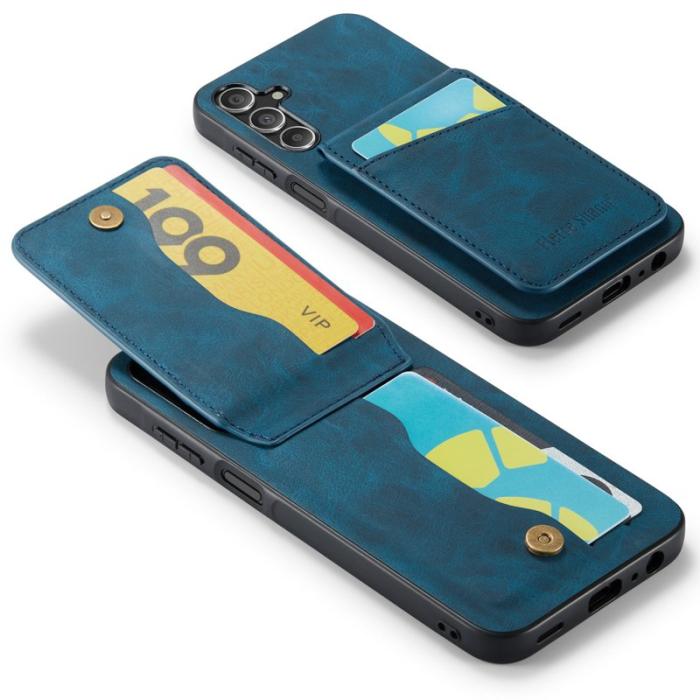 FIERRE SHANN - FIERRE SHANN för Samsung Galaxy A13 5G Fodral PU+TPU - Blå