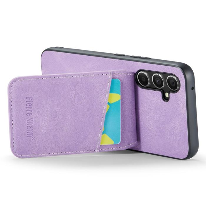 FIERRE SHANN - FIERRE SHANN för Samsung Galaxy A34 5G Fodral Shockproof PU+TPU - Lila