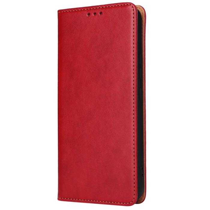 FIERRE SHANN - FIERRE SHANN för Samsung Galaxy S23 FE Fodral PU Läder - Röd