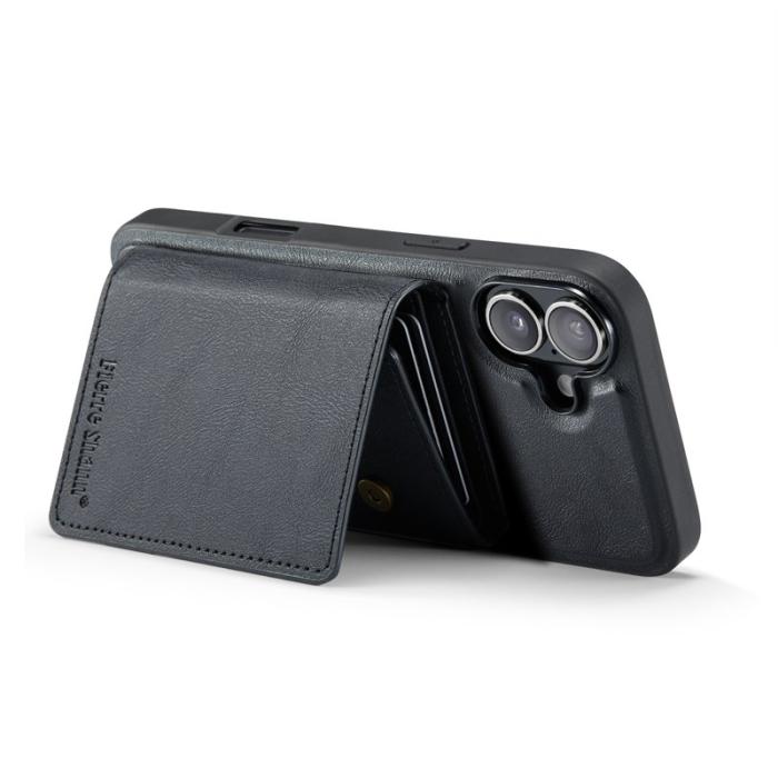 FIERRE SHANN - FIERRE SHANN FS030 iPhone 17 Fodral Äkta läder - Svart