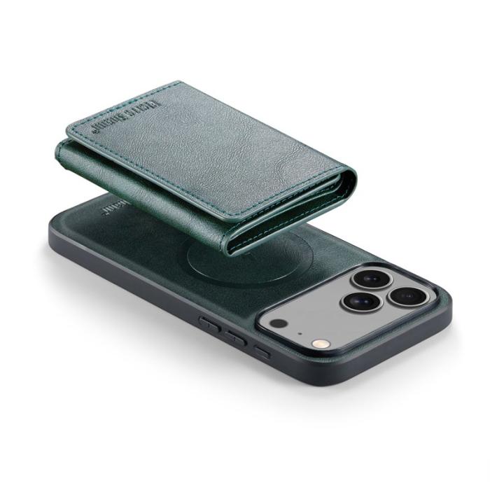 FIERRE SHANN - FIERRE SHANN FS030 iPhone 17 Pro Max Fodral - Äkta läder - Grön