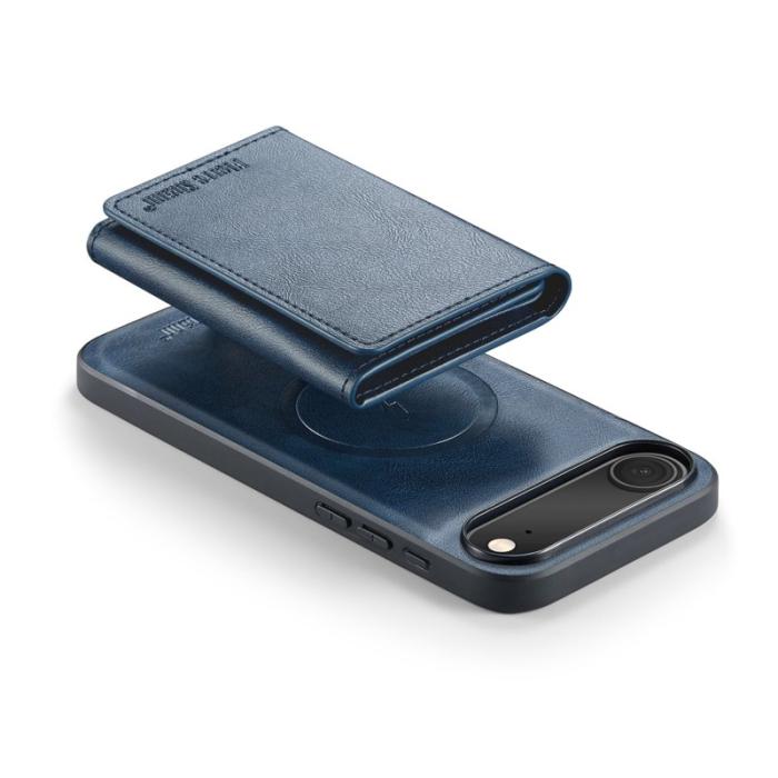 FIERRE SHANN - FIERRE SHANN FS030 iPhone Air Fodral Äkta läder - Blå