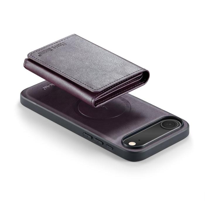 FIERRE SHANN - FIERRE SHANN FS030 iPhone Air Fodral Äkta läder - Lila