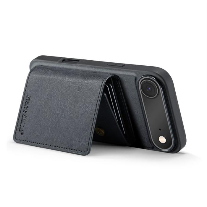 FIERRE SHANN - FIERRE SHANN FS030 iPhone Air Fodral Äkta läder - Svart