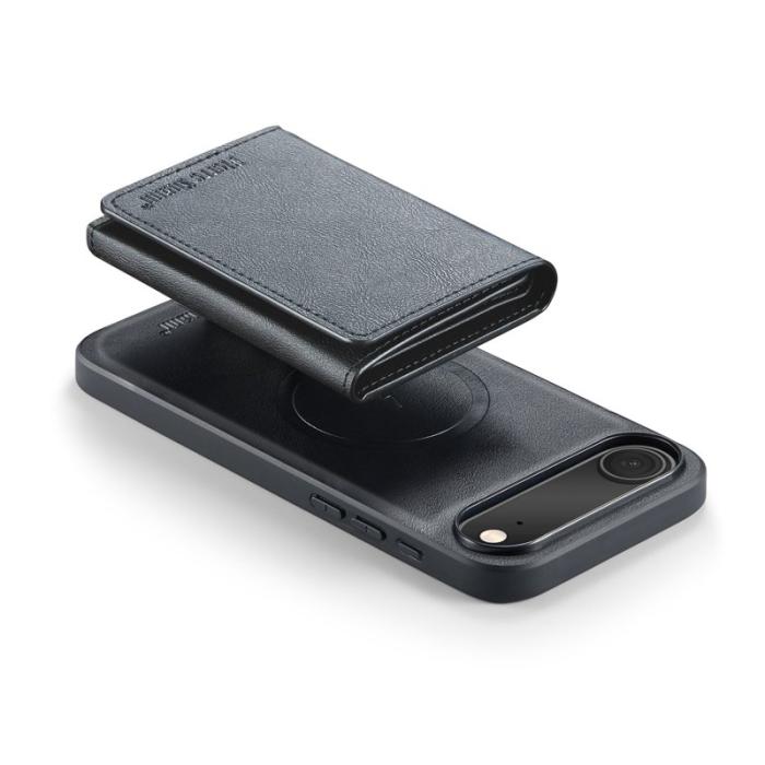 FIERRE SHANN - FIERRE SHANN FS030 iPhone Air Fodral Äkta läder - Svart