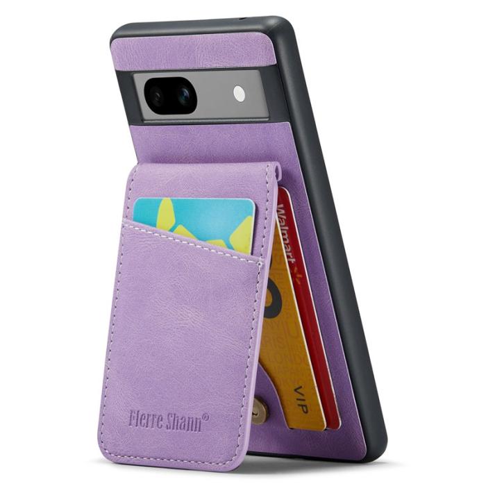 FIERRE SHANN - FIERRE SHANN Google Pixel 7a Fodral PU+TPU - Lila