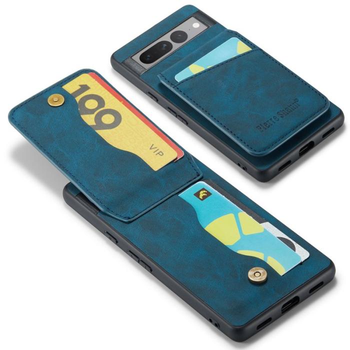 FIERRE SHANN - FIERRE SHANN Google Pixel 8 Pro Fodral PU+TPU - Blå