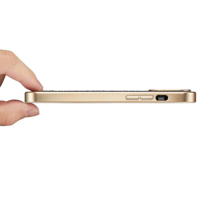 FIERRE SHANN - FIERRE SHANN iPhone 13 Pro Max Skal Äkta läder - Svart