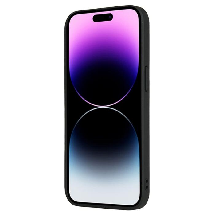 FIERRE SHANN - FIERRE SHANN iPhone 14 Pro Max Fodral PU Läder - Elefantmönster