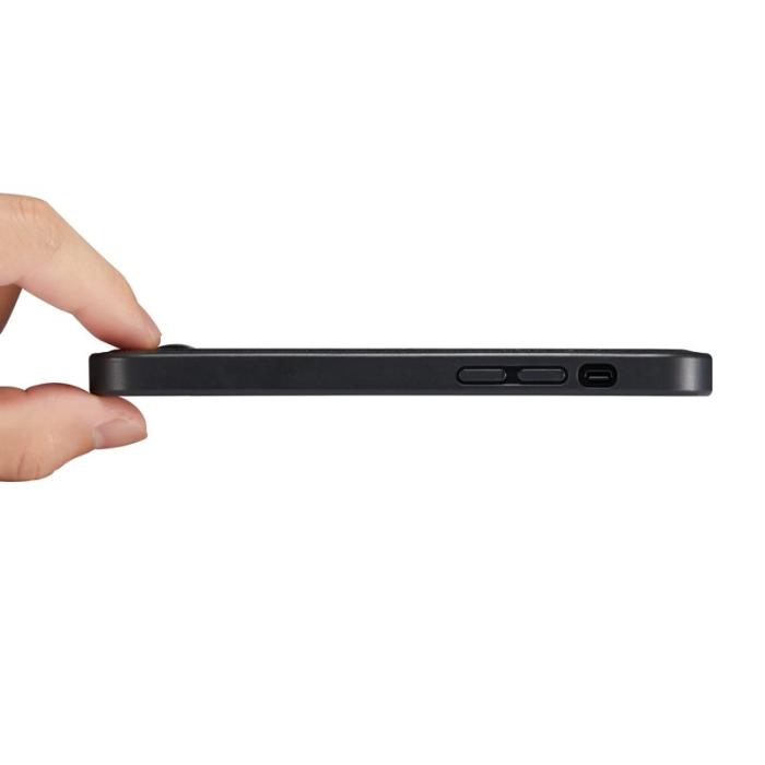 FIERRE SHANN - FIERRE SHANN iPhone 15 Pro Max Fodral Äkta läder - Vit