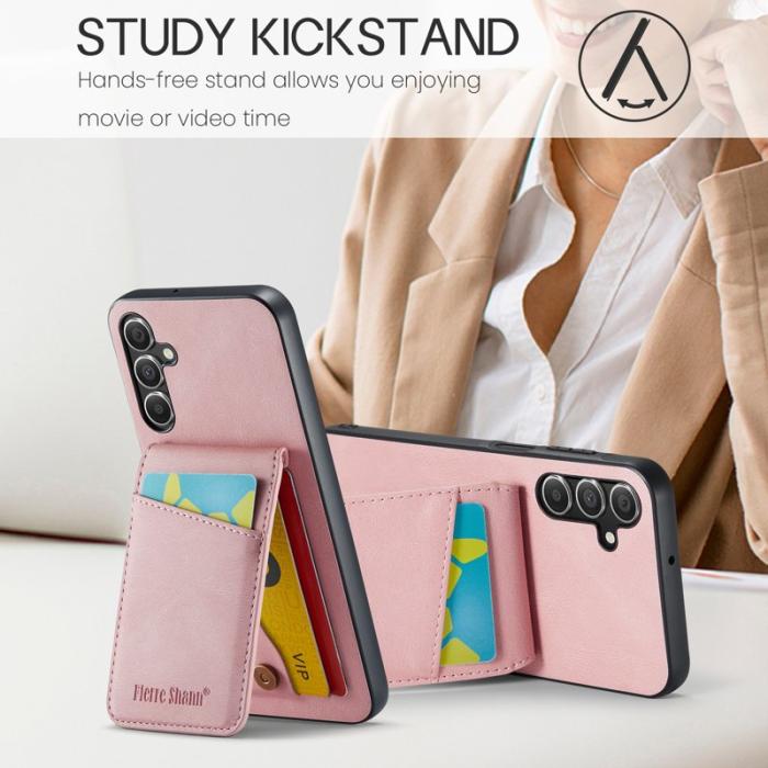 FIERRE SHANN - FIERRE SHANN Samsung Galaxy A13 5G Fodral PU+TPU - Rosa