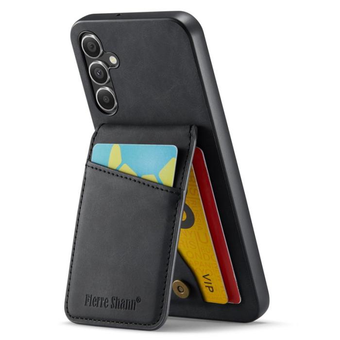 FIERRE SHANN - FIERRE SHANN Samsung Galaxy A13 5G Fodral PU+TPU - Svart