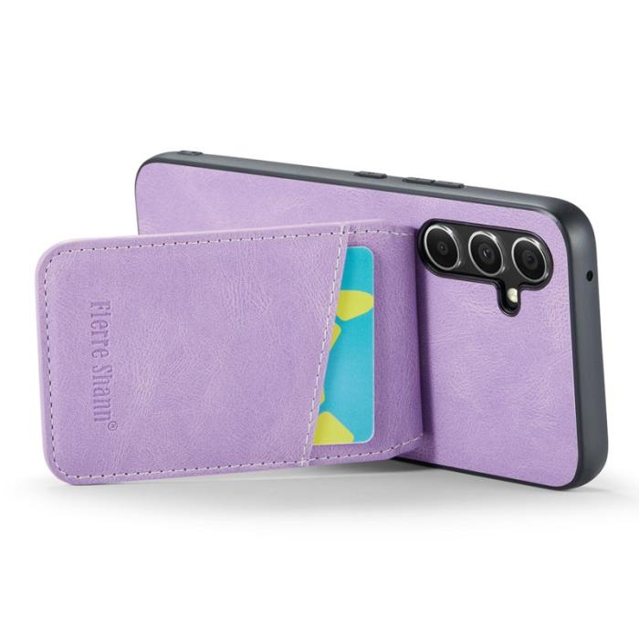 FIERRE SHANN - FIERRE SHANN Samsung Galaxy A34 5G Fodral PU Läder - Lila