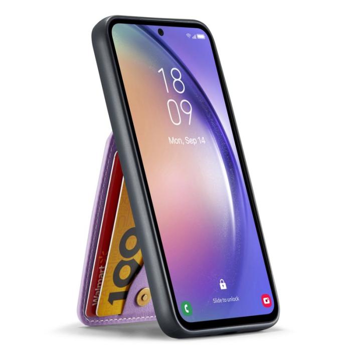 FIERRE SHANN - FIERRE SHANN Samsung Galaxy S23 FE Fodral PU Läder - Lila