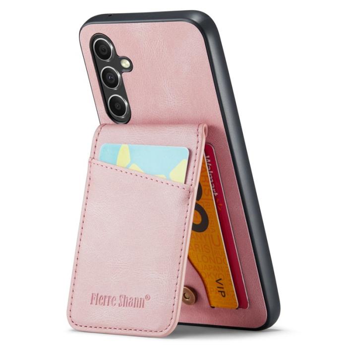 FIERRE SHANN - FIERRE SHANN Samsung Galaxy S23 FE Fodral PU+TPU - Pink