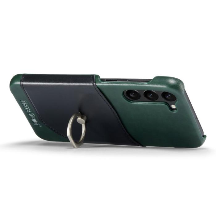 FIERRE SHANN - FIERRE SHANN Samsung Galaxy S23 Fodral Äkta läder - Grön