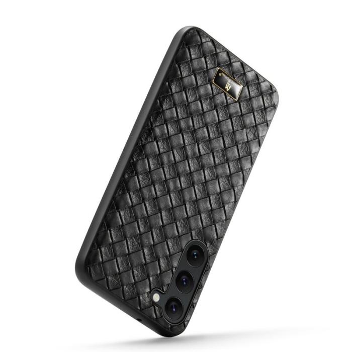 FIERRE SHANN - FIERRE SHANN Samsung Galaxy S23+ Fodral Äkta läder - Vit