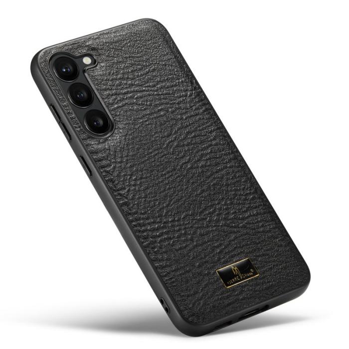 FIERRE SHANN - FIERRE SHANN Samsung Galaxy S23 Fodral PU Läder - Elefantmönster