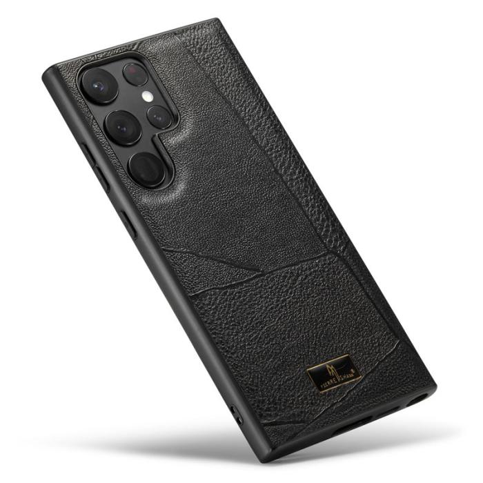 FIERRE SHANN - FIERRE SHANN Samsung Galaxy S23 Ultra Fodral PU Läder - Randig