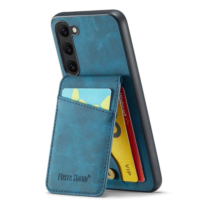 FIERRE SHANN - FIERRE SHANN Samsung Galaxy S24+ Fodral RFID Blocking - Blå