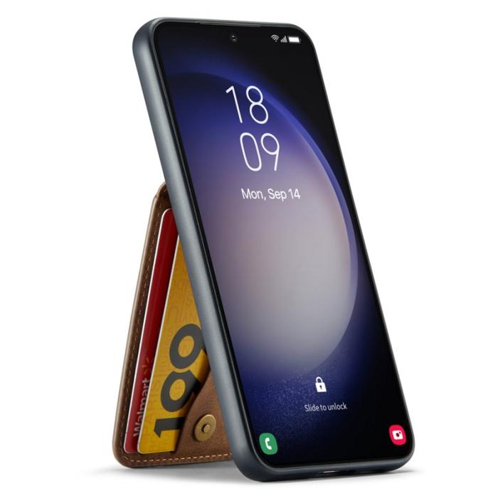 FIERRE SHANN - FIERRE SHANN Samsung Galaxy S24+ Fodral RFID Blocking - Brun