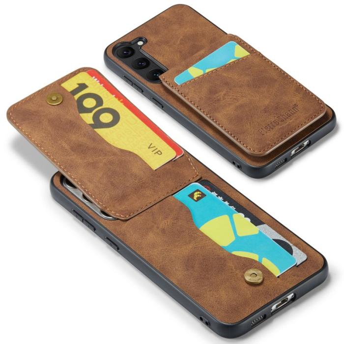 FIERRE SHANN - FIERRE SHANN Samsung Galaxy S24+ Fodral RFID Blocking - Brun