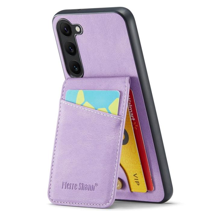 FIERRE SHANN - FIERRE SHANN Samsung Galaxy S24+ Fodral RFID Blocking - Lila