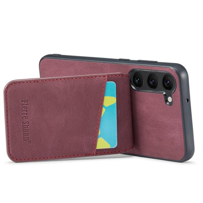 FIERRE SHANN - FIERRE SHANN Samsung Galaxy S24+ Fodral RFID Blocking - Röd