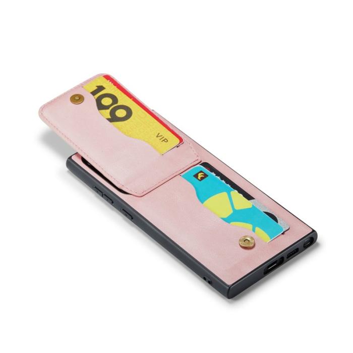 FIERRE SHANN - FIERRE SHANN Samsung Galaxy S24 Ultra Fodral Äkta läder - Pink