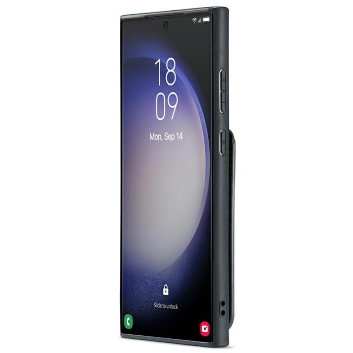 FIERRE SHANN - FIERRE SHANN Samsung Galaxy S25 Ultra Fodral Äkta läder - Svart