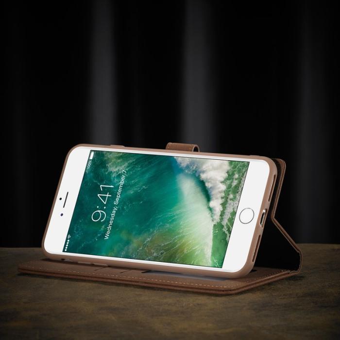FORWENW - FORWENW F1 Series Fodral för iPhone 7/8/SE - Äkta läder - Brun