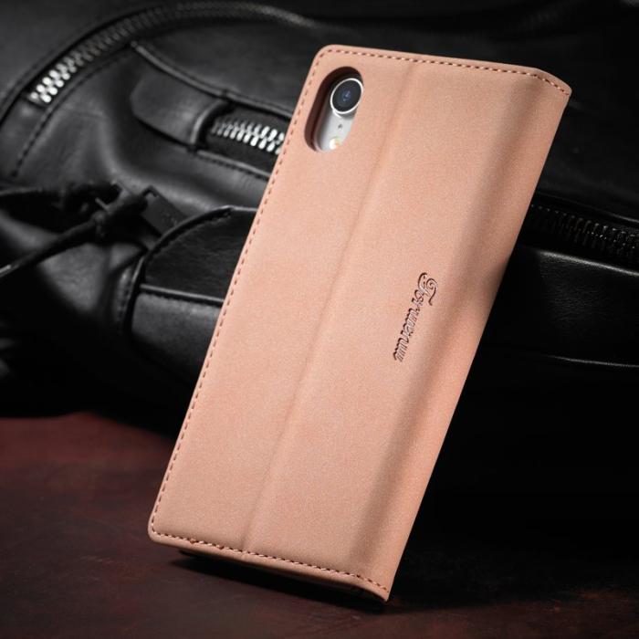 FORWENW - FORWENW F1 Series Fodral för iPhone XR 6.1 tum - Äkta läder - Roséguld