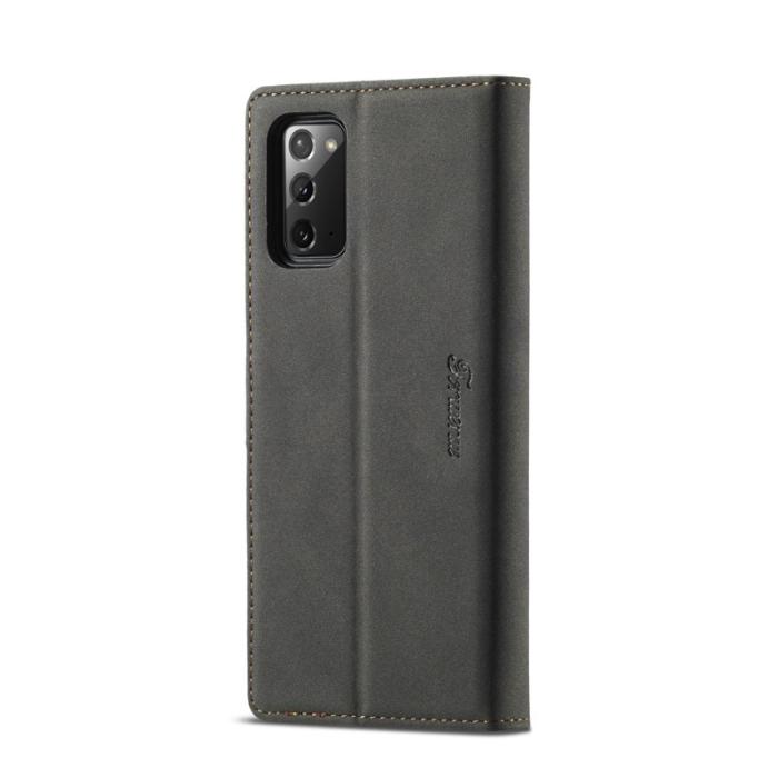 FORWENW - FORWENW F1 Series Fodral för Samsung Galaxy S20 FE - Äkta läder - Svart