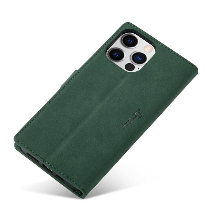 FORWENW - FORWENW F1 Series iPhone 14 Pro Fodral PU Läder - Grön
